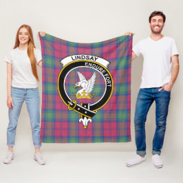 Clan Lindsay Ancient Tartan Kariert Fleecedecke