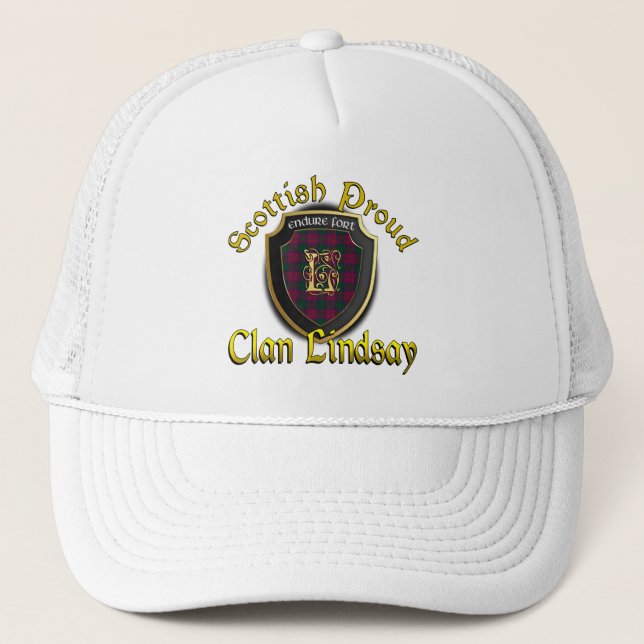 Clan Lindsay Scottish Dynasty Cap Truckerkappe (Vorderseite)