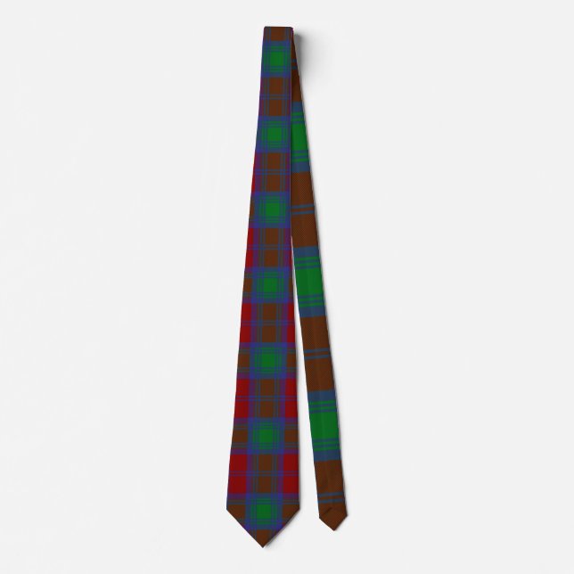 Clan-LindsayTartan Krawatte (Vorderseite)