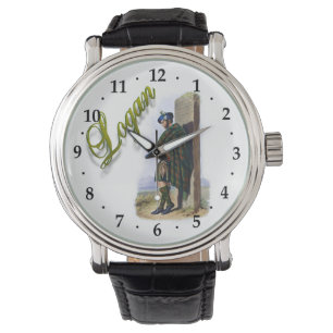 Clan Logan Schottischer Traum Uhr