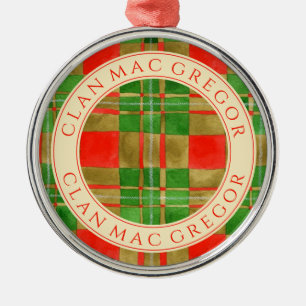 CLAN MAC GREGOR Premium Runde Ornamente