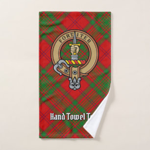 Clan MacAlister de Glenbarr Crest sur Tartan