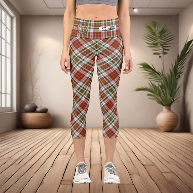 Clan MacAlister Dress Tartan Capri Leggings (Von Creator hochgeladen)