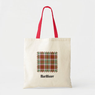 Clan MacAlister Dress Tartan Tote Bag Tragetasche