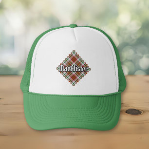 Clan MacAlister Dress Tartan Trucker Hat Truckerkappe