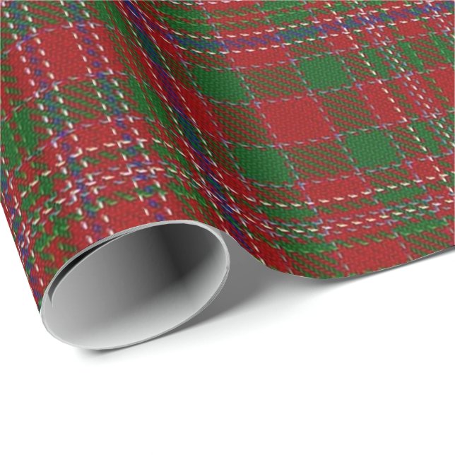 Clan MacAlister ScottishTartan Geschenkpapier (Rolleneckpunkt)