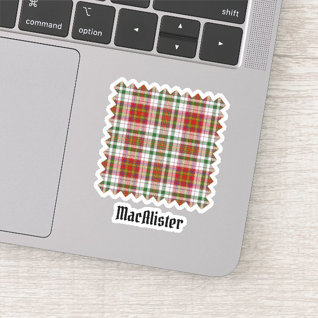 Clan MacAlister Sticker Tartan (Détail)