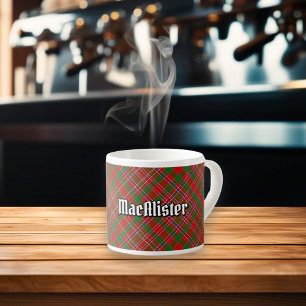 Clan MacAlister Tartan Espresso Cup Espressotasse