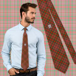 Clan MacAlister Tartan Neck Tie Krawatte<br><div class="desc">Clan MacAlister traditioneller Tartan mit modernen Farben. Nahtloses Muster. Benutzerdefiniertes Monogramm.</div>