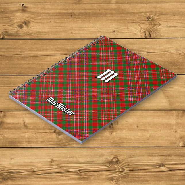 Clan MacAlister Tartan Notebook Notizblock (Von Creator hochgeladen)