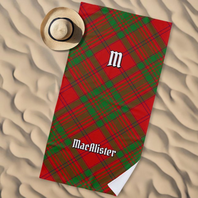 Clan MacAlister Tartan Strandtuch (Von Creator hochgeladen)
