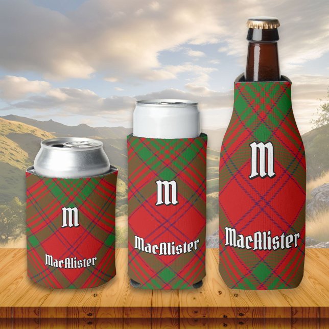 Clan MacAlister von Glenbarr Tartan Dosenkühler (Von Creator hochgeladen)