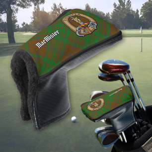 Clan MacAlister Wappen über die Jagd Glenbarr Tart Golf Headcover