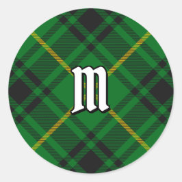 Clan MacArthur Tartan Runder Aufkleber