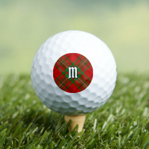 Clan MacAulay Tartan Golf Balls Golfball
