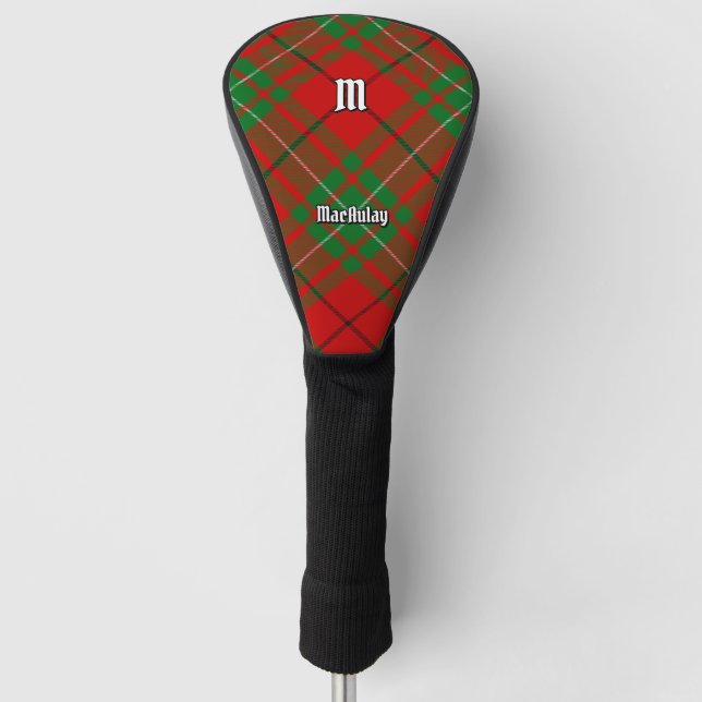 Clan MacAulay Tartan Golf Head Cover Golf Headcover (Vorderseite)
