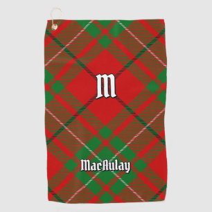 Clan MacAulay Tartan Golf Towel Golfhandtuch