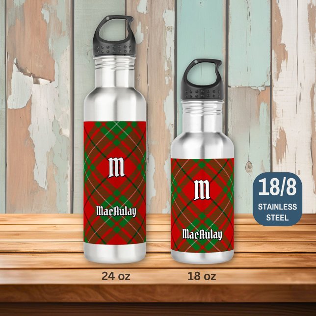 Clan MacAulay Tartan Steel Water Flasche Edelstahlflasche (Von Creator hochgeladen)