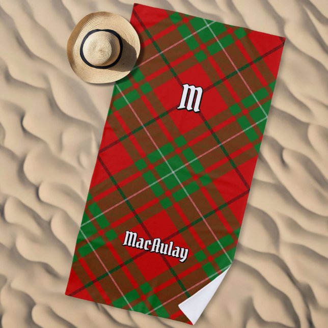Clan MacAulay Tartan Strandtuch (Von Creator hochgeladen)