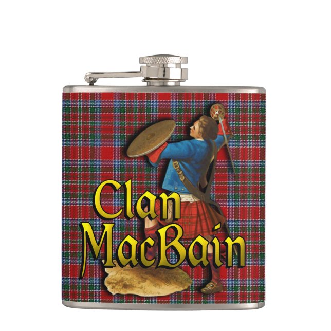 Clan MacBain Old Scotland Flask Flachmann (Vorderseite)