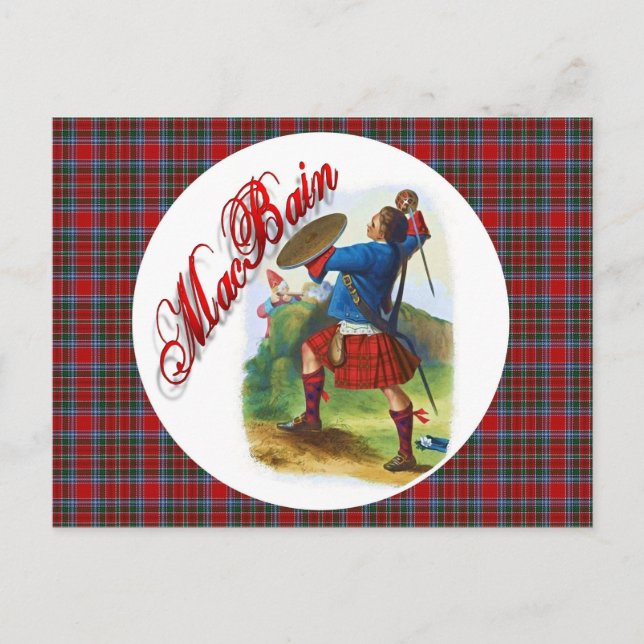 Clan MacBain Scottish Dreams Postcard Postkarte (Vorderseite)