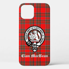 Clan MacBean Wappen Abzeichen & Tartan Case-Mate iPhone Hülle