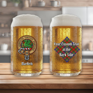 Clan MacBeth Crest sur Tartan