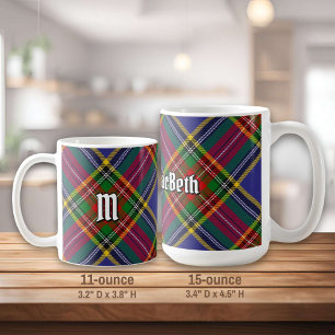 Clan MacBeth Tartan Kaffee Tasse