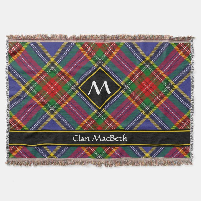 Clan MacBeth Tartan Lancer la couverture (Devant)