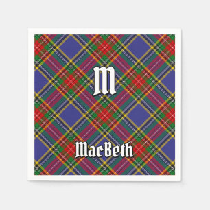 Clan MacBeth Tartan Napkins Serviette