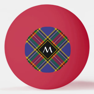 Clan MacBeth Tartan Ping Pong Ball Tischtennisball