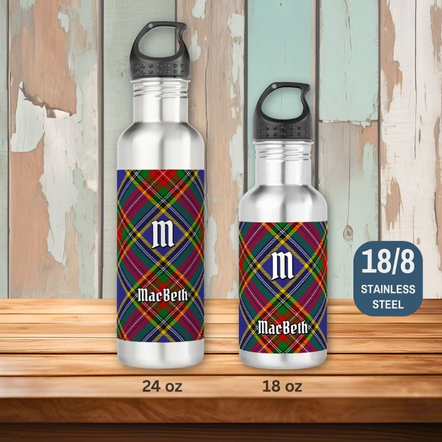 Clan MacBeth Tartan Stainless Steel Water Flasche Edelstahlflasche (Von Creator hochgeladen)