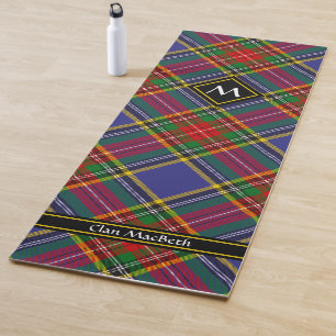 Clan MacBeth Tartan Yoga Mat Yogamatte