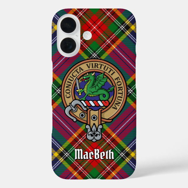 Clan MacBeth Wappen Case-Mate iPhone Case (Rückseite)