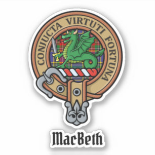 Clan MacBeth Wappen Sticker