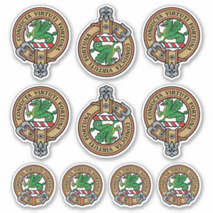 Clan MacBeth Wappen Sticker Set
