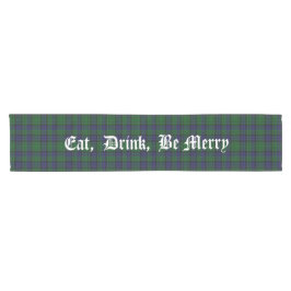 Clan MacCallum Tartan Kariert Table Runner Kurzer Tischläufer