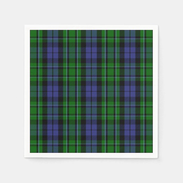 Clan MacCallum Tartan Serviette (Vorderseite)