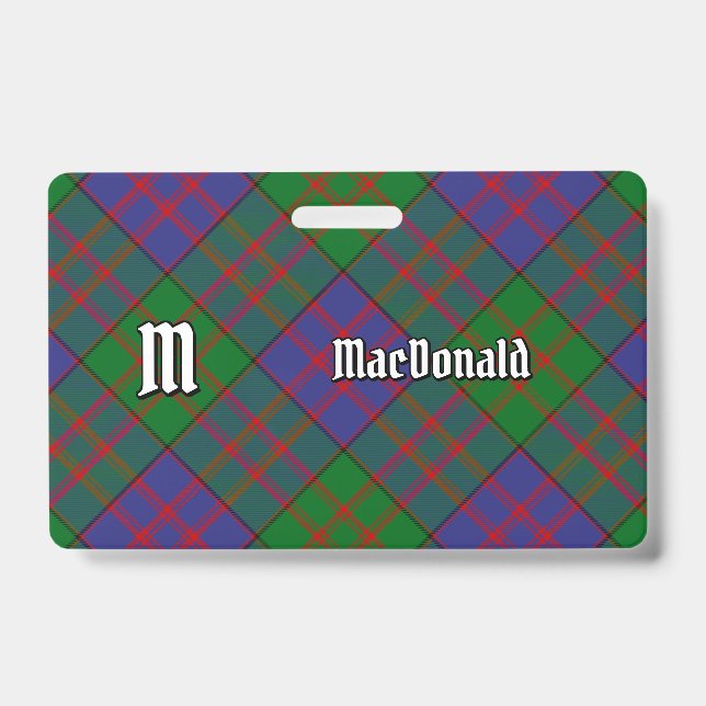 Clan MacDonald Badge Tartan (Avant)