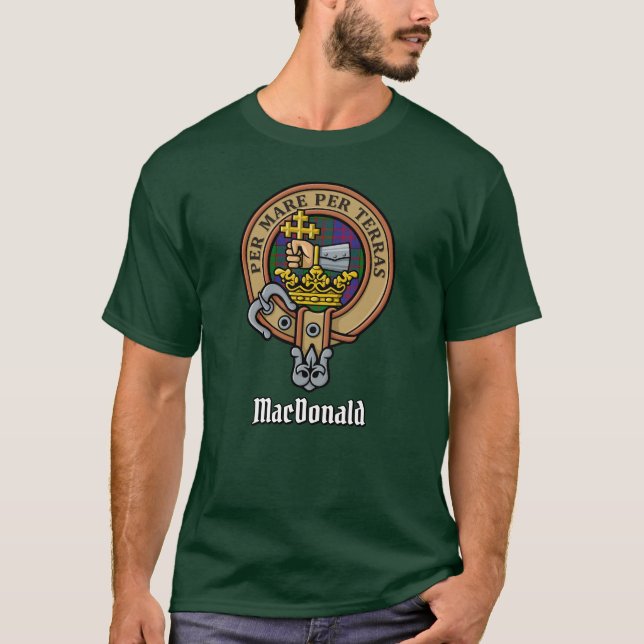 Clan MacDonald Crest T-shirt (Devant)