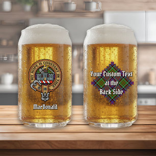 Clan MacDonald de Clanranald Crest sur Tartan