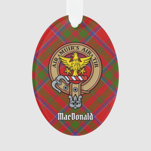 Clan MacDonald de Keppoch Crest Ornament (devant)