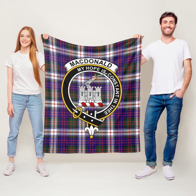 Clan MacDonald kleidet Moderne Macdonalds von Rana Fleecedecke (Beispiel)