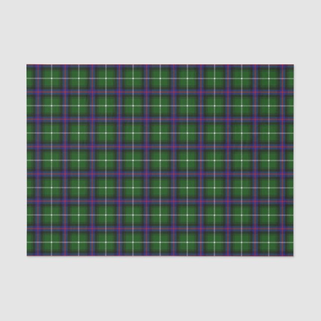 Clan MacDonald Of The Isles Tartan Seidenpapier (Vorderseite)