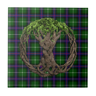 Clan MacDonald of the Isles Tartan und keltischer Fliese