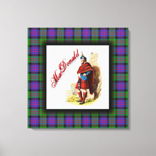Clan MacDonald Scottish Dream Leinwanddruck
