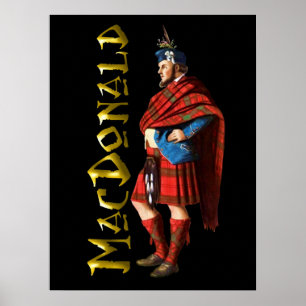 Clan MacDonald Scottish Highland Dream Poster