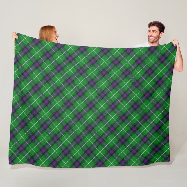 Clan MacDonald Tartan Fleecedecke (Beispiel)