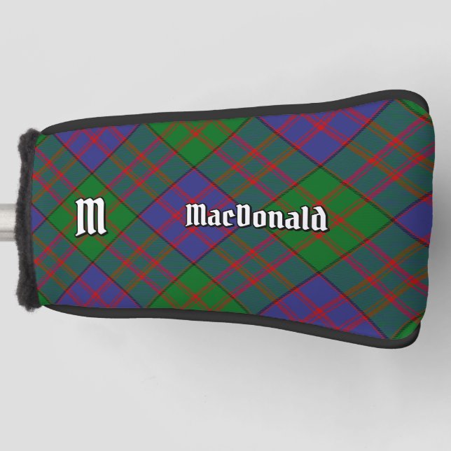 Clan MacDonald Tartan Golf Head Cover Golf Headcover (Vorderseite)