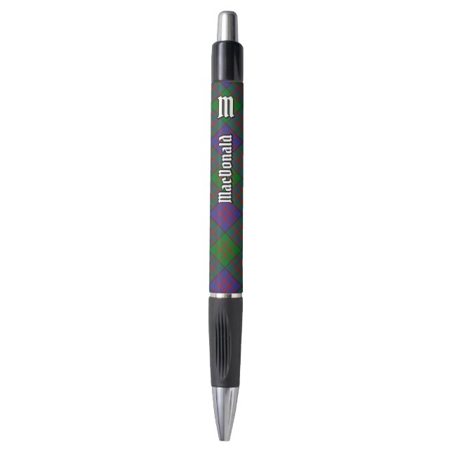 Clan MacDonald Tartan Pen Kugelschreiber (Vorderseite Vertikal)